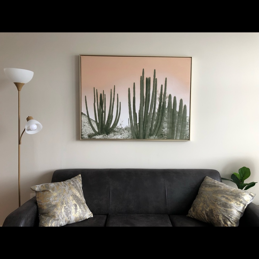World Market Cactus Canvas